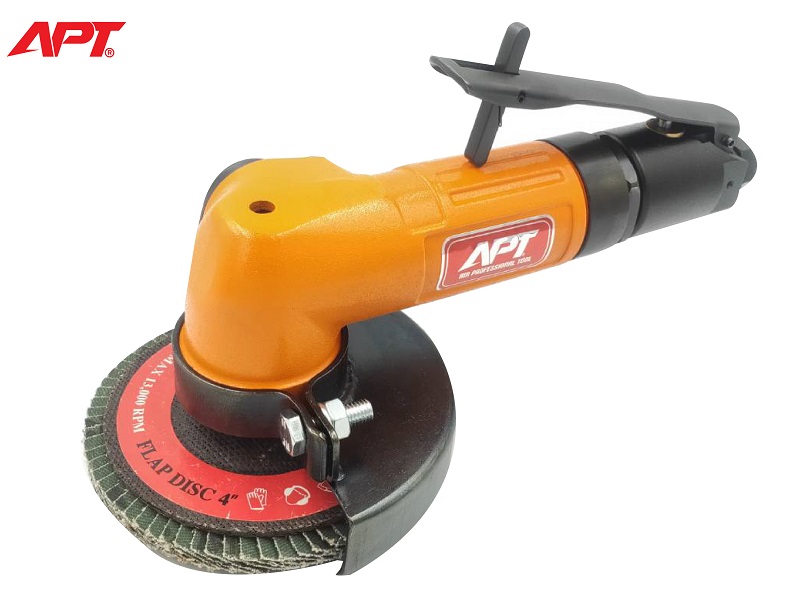 เครื่องเจียร์ลม 4 นิ้ว APT : รุ่น AG - 4SL-1 น้ำหนักเบา Air Angle Grinder (Light Weight)