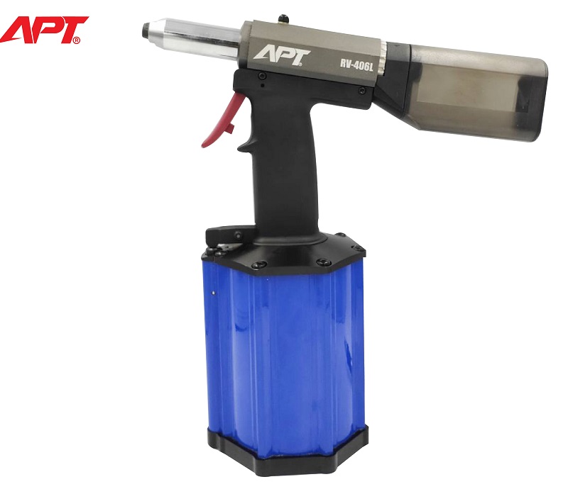 เครื่องยิงรีเวทลม รีเวทลม ระบบไฮดรอนิวเมติกส์ APT : รุ่น RV-406L ( 4.0 / 4.8 / 6.4)  Long Stroke