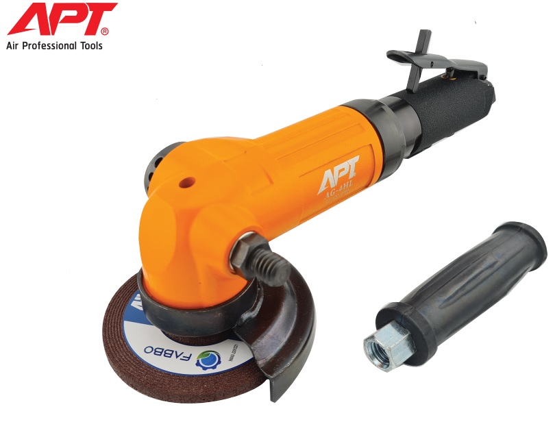 เครื่องเจียร์ลม 4 นิ้ว APT : รุ่น AG - 4HL สำหรับงานหนัก Air Angle Grinder (Heavy Duty)